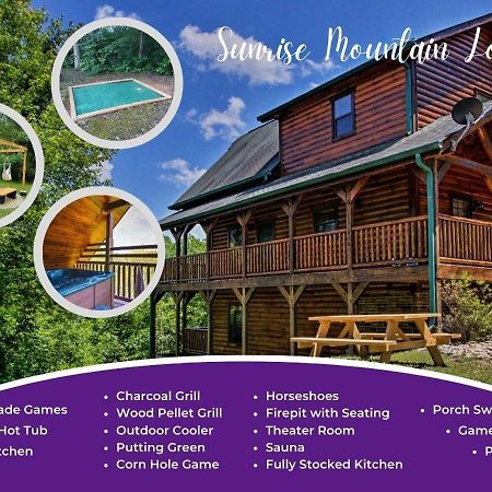 Fabulous Pet-Friendly, Family Cabin With Outdoor Kitchen, Hot Tub, Sauna, Fireplace, Theater Room, Arcade, Pool Table, And Fire Pit Within Minuties Of Dollywood Sevierville Buitenkant foto